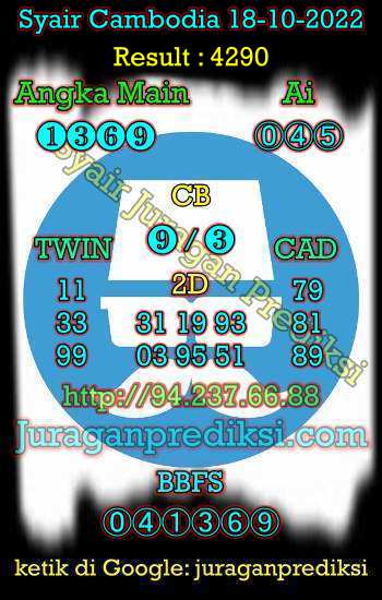 Prediksi cambodia 18 oktober 2022, angka main (AM) Cambodia, Angka togel Cambodia, Prediksi Cambodia Jitu, Prediksi Cambodia Terbaik dan Syair Cambodia Hari Ini