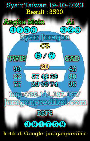 prediksi taiwan 19 oktober 2023, syair taiwan hari ini kamis 19-10-2023, angka keluar togel taiwan, toto jitu taiwan 19 oktober 2023 akurat